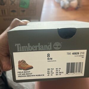 Brand new in box Timberland Field boots